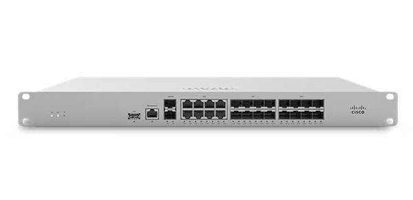 Cisco Meraki MX450 セキュリティアプライアンス 1U ラックマウント 10G SFP+ 最大10,000台